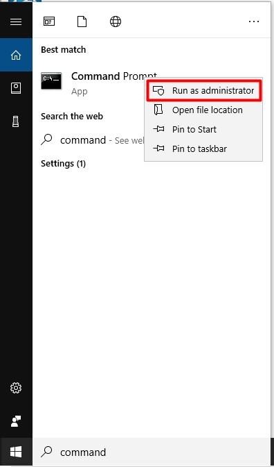 command prompt