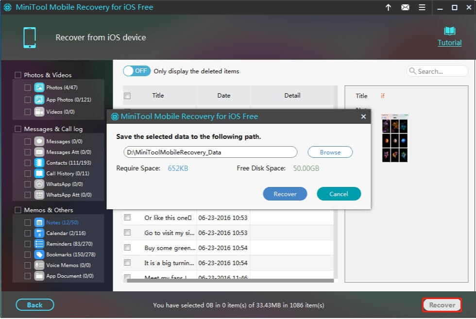 save needed files