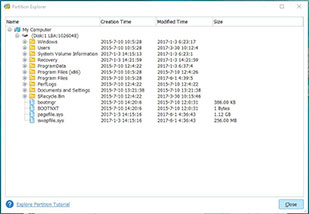 Explore Partition