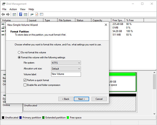 create simple volume