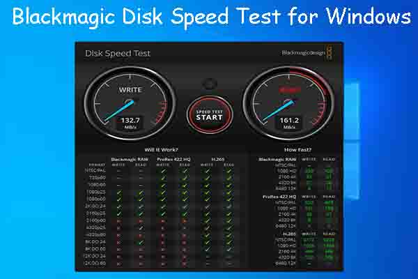 [Guide]: Test de vitesse du disque Blackmagic pour Windows et ses 5 alternatives
