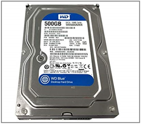 Western Digital 500GB hard drive wd5000aakx
