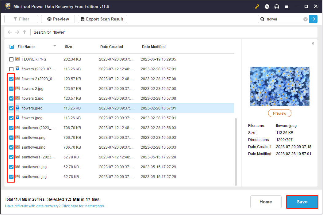 save all required files