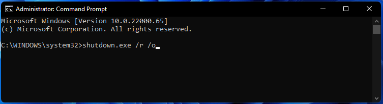 enter Safe Mode via Command Prompt