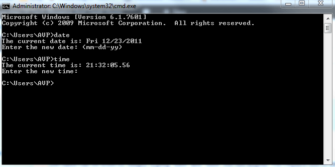 cmd interface