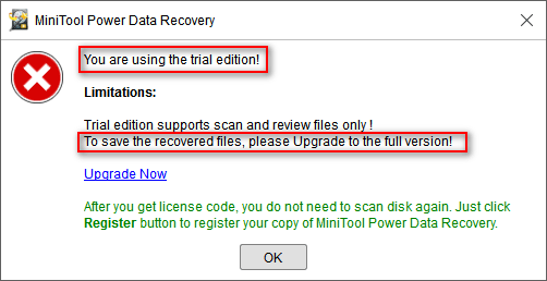 can’t recover