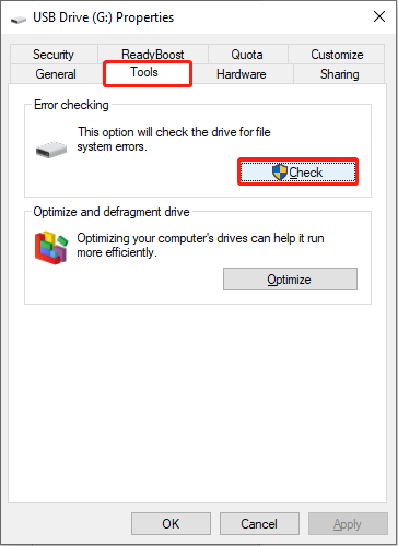 use Error-checking utility