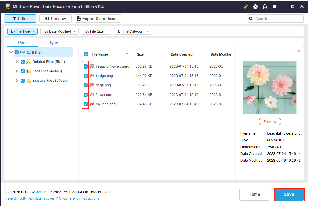 save files