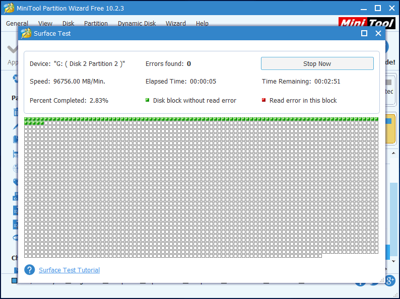 check disk bad sectors