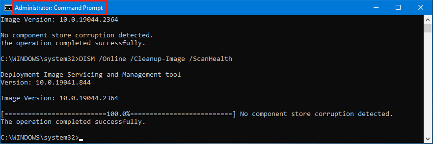 run Command Prompt as administrator