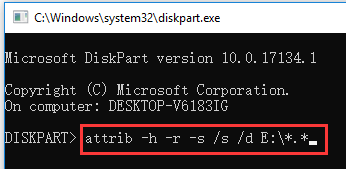 fix pen drive data not showing with cmd