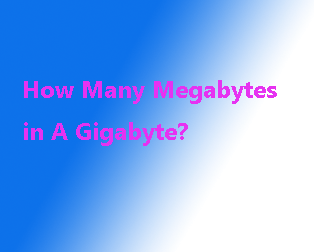 how many MB in GB?