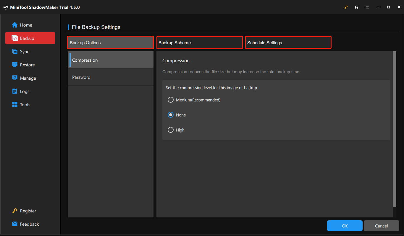 make some advanced settings