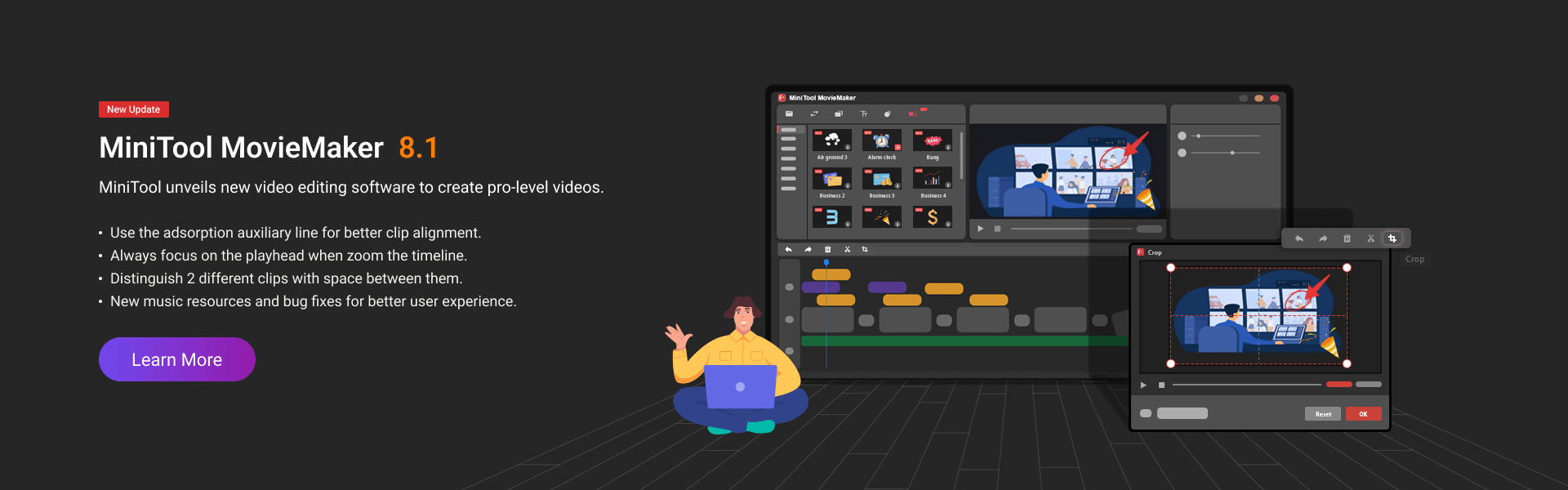 MiniTool MovieMaker New Update