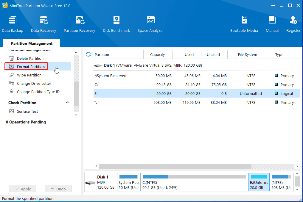 choose Format Partition
