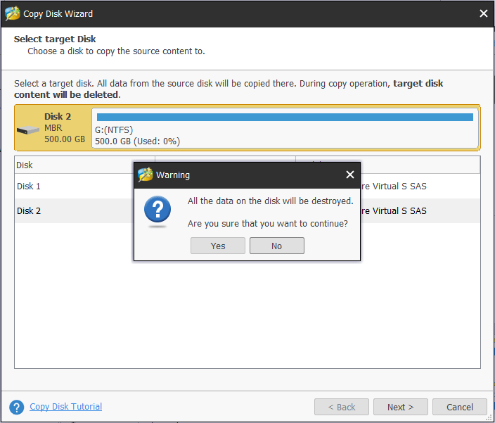 choose SSD to save HDD data