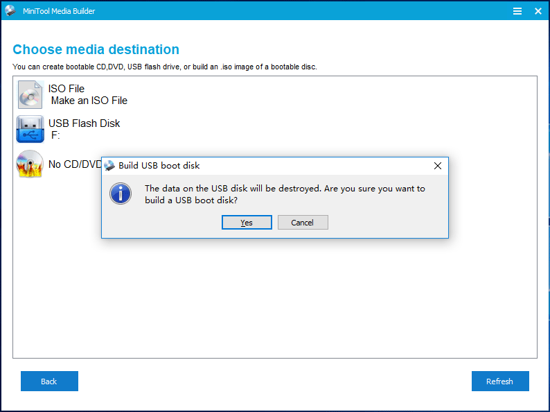 create bootable media
