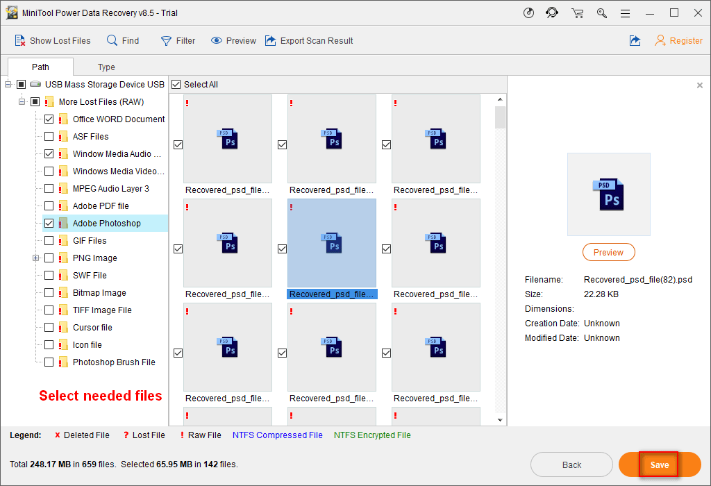 recover files in memory card