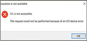 I/O Device Error