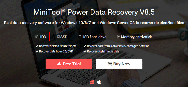 MiniTool Power Data Recovery V8.5