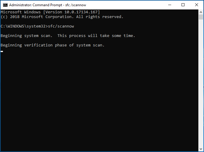 type the command in the popup window and hit Enter to continue