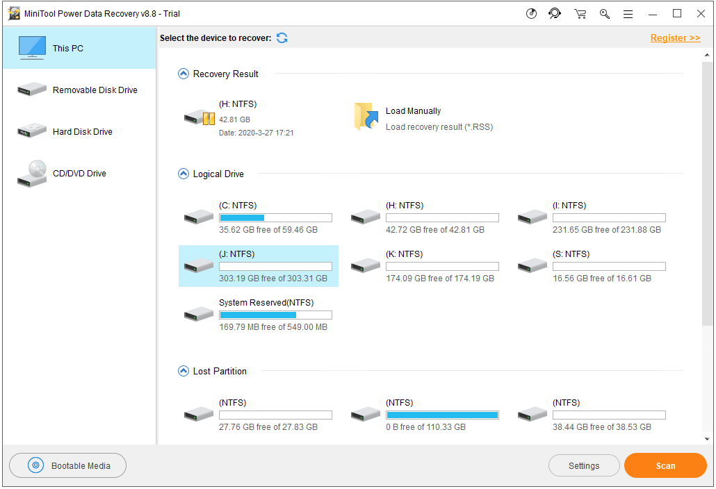 recover data from SD card