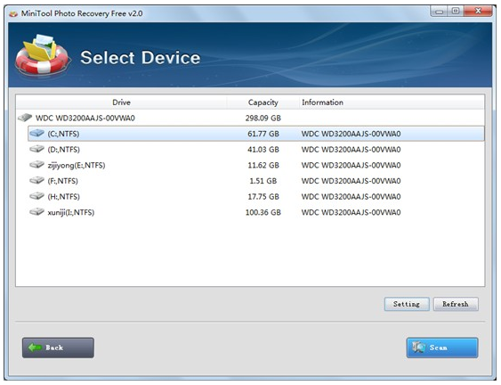 set the type of data needing to be filtered 1