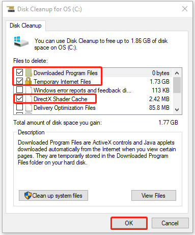 delete files