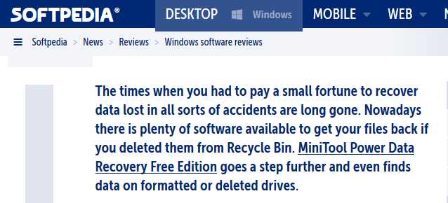 softpedia review