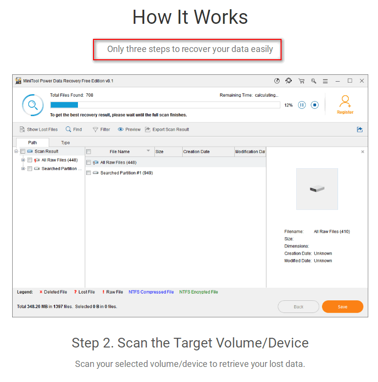 recover files in just 3 steps