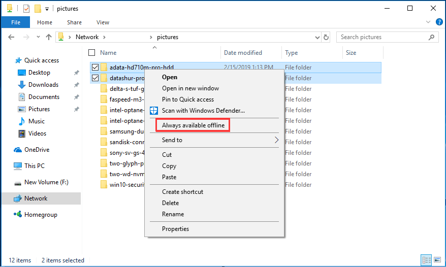 configure files offline