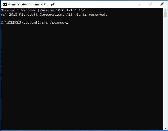 type the command and hit Enter to continue
