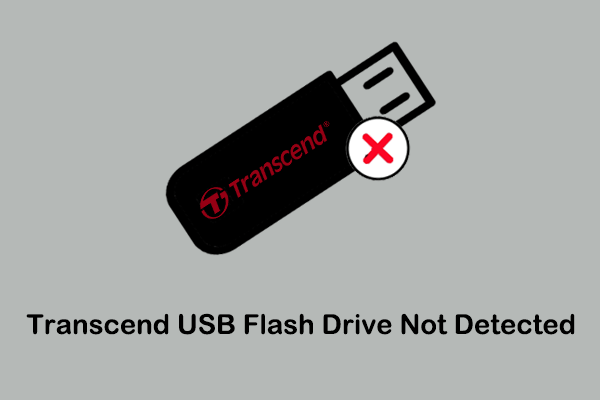 Comment corriger une clé USB Transcend non détectée/reconnue