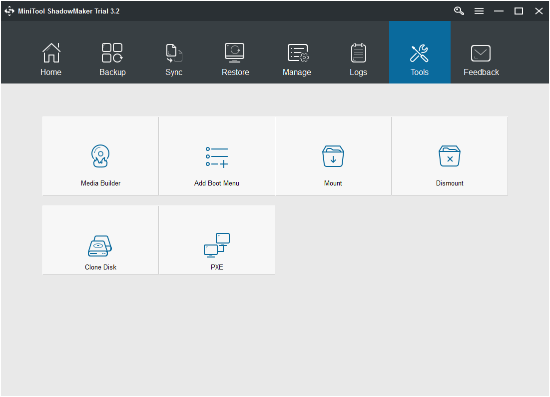 click the Clone Disk feature