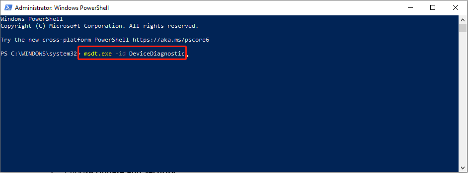 run a command line