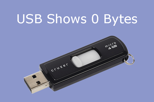Comment corriger une clé USB qui affiche 0 octet et récupérer les fichiers USB