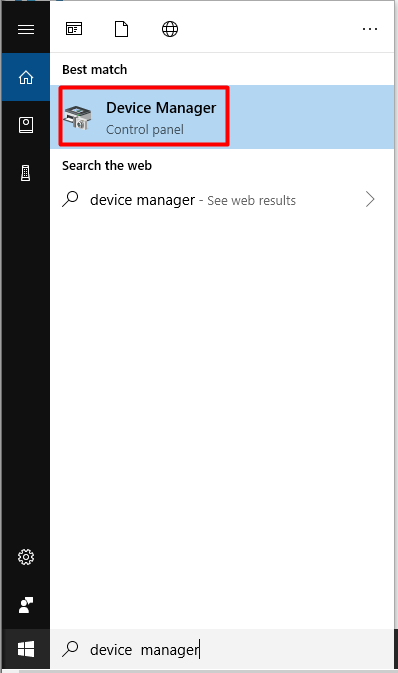 device manager