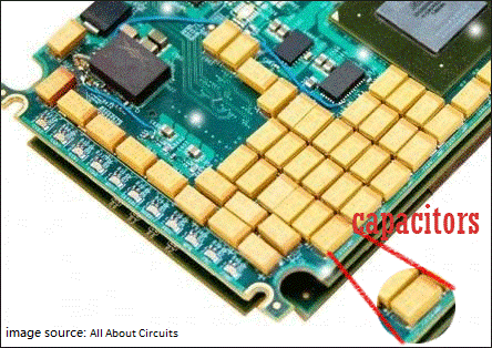 capacitors on the SSD