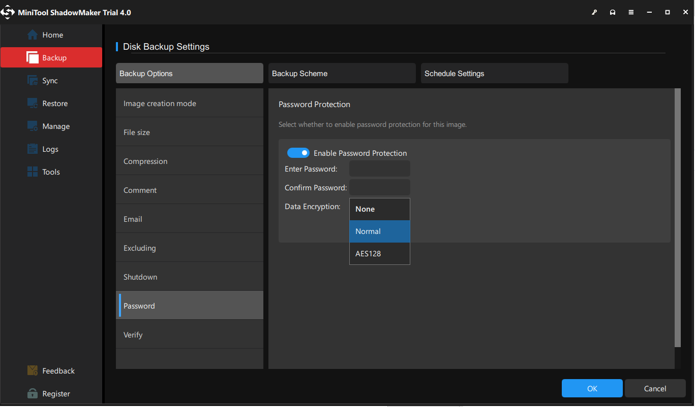 encrypt your backup 
