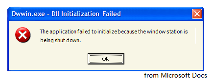 Windows XP Error Message